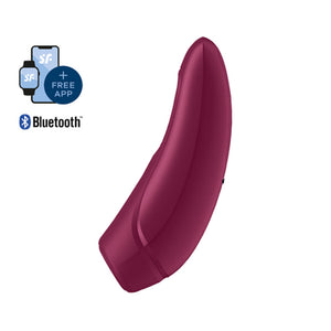 adult sex toy Satisfyer App Enabled Curvy 1 Plus Rose Red> Sex Toys For Ladies > Clitoral Vibrators and StimulatorsRaspberry Rebel
