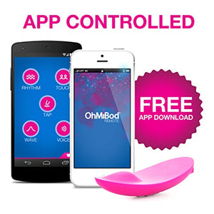 adult sex toy OhMiBod Remote Control Lightshow VibratorSex Toys > Sex Toys For Ladies > Clitoral Vibrators and StimulatorsRaspberry Rebel