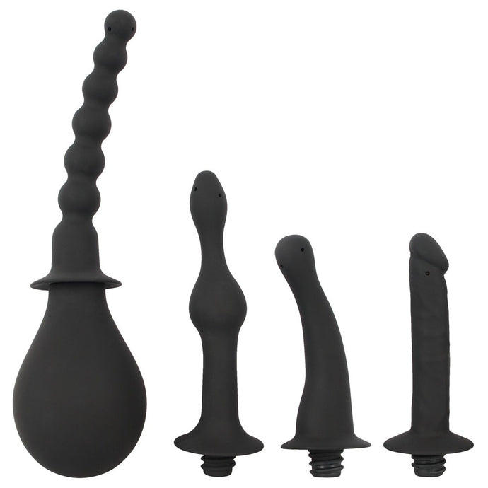 adult sex toy Black Velvet Douche With Four Attachments> Relaxation Zone > Personal HygieneRaspberry Rebel