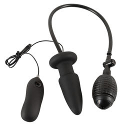 adult sex toy Inflatable And Vibrating Silicone Butt PlugAnal Range > Anal InflatablesRaspberry Rebel