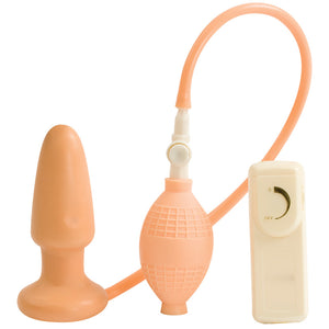 adult sex toy Inflatable Vibrating Flesh Butt PlugAnal Range > Vibrating ButtplugRaspberry Rebel