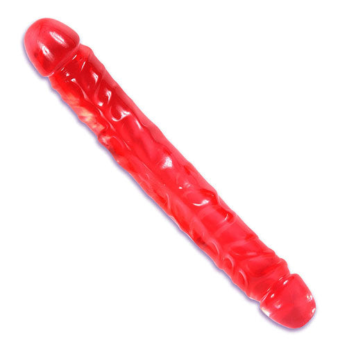adult sex toy Essentials Vivid Twelve Inch Double DongSex Toys > Realistic Dildos and Vibes > Double DildosRaspberry Rebel