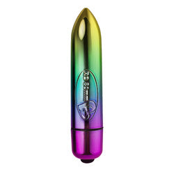 adult sex toy RO80mm Rainbow Bullet VibratorBranded Toys > Rocks OffRaspberry Rebel