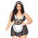 Load image into Gallery viewer, adult sex toy Leg Avenue Roleplay Fantasy French Maid Plus Size UK 18 to 22Clothes &gt; Plus Size LingerieRaspberry Rebel
