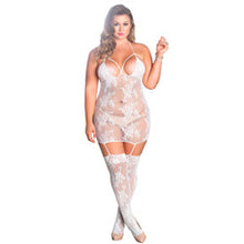 Load image into Gallery viewer, adult sex toy Leg Avenue Strappy Suspender Dress UK 18 to 22Clothes &gt; Plus Size LingerieRaspberry Rebel
