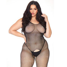 Load image into Gallery viewer, adult sex toy Leg Avenue Crystalized Net Bodystocking Plus Size UK 18 to 22Clothes &gt; Plus Size LingerieRaspberry Rebel
