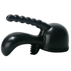 adult sex toy Triple Pleaser Wand Attachment BlackSex Toys > Sex Toys For Ladies > Wand Massagers and AttachmentsRaspberry Rebel