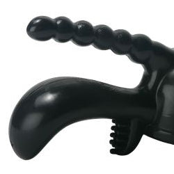 adult sex toy Triple Pleaser Wand Attachment BlackSex Toys > Sex Toys For Ladies > Wand Massagers and AttachmentsRaspberry Rebel