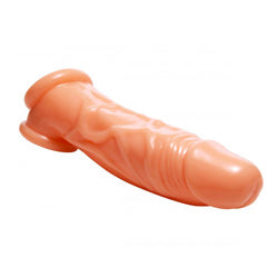 adult sex toy Realistic Flesh Penis Enhancer and Ball Stretcher 8 InchesSex Toys > Sex Toys For Men > Penis ExtendersRaspberry Rebel