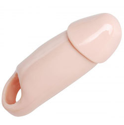 adult sex toy Really Ample Wide Penis Enhancer Sheath FleshSex Toys > Sex Toys For Men > Penis ExtendersRaspberry Rebel