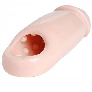 adult sex toy Really Ample Wide Penis Enhancer Sheath FleshSex Toys > Sex Toys For Men > Penis ExtendersRaspberry Rebel