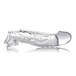adult sex toy Size Matters 2 Inch Clear Penis Extender SleeveSex Toys > Sex Toys For Men > Penis ExtendersRaspberry Rebel