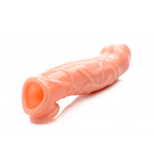 Load image into Gallery viewer, adult sex toy Size Matters 2 Inch Flesh Penis Extender SleeveSex Toys &gt; Sex Toys For Men &gt; Penis ExtendersRaspberry Rebel
