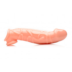 adult sex toy Size Matters 2 Inch Flesh Penis Extender SleeveSex Toys > Sex Toys For Men > Penis ExtendersRaspberry Rebel