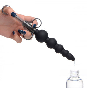 adult sex toy Master Series Silicone Graduated Beads Lube LauncherRelaxation Zone > Personal HygieneRaspberry Rebel