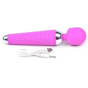 adult sex toy 10 Speed Purple Rechargeable Magic Wand> Sex Toys For Ladies > Wand Massagers and AttachmentsRaspberry Rebel