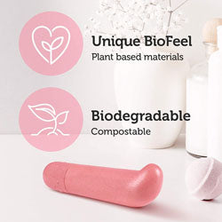 adult sex toy Gaia Biodegradable Eco G Spot Coral VibratorSex Toys > Sex Toys For Ladies > Mini VibratorsRaspberry Rebel