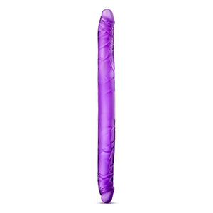 adult sex toy B Yours 16 Inch Purple Double Dildo> Realistic Dildos and Vibes > Double DildosRaspberry Rebel