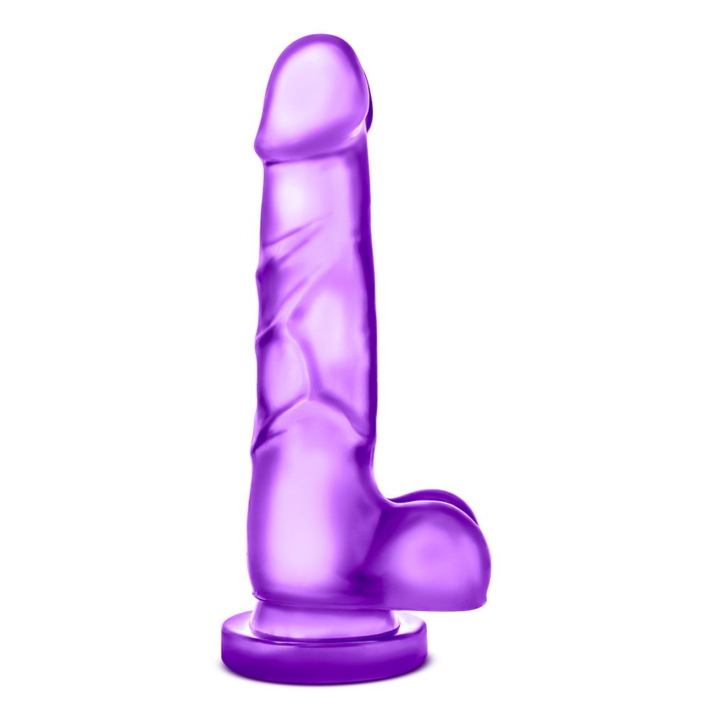 adult sex toy B Yours Sweet N Hard Purple Dildo> Realistic Dildos and Vibes > Realistic DildosRaspberry Rebel