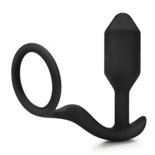 Load image into Gallery viewer, adult sex toy bVibe Snug And Tug Anal Plug And Cock RingSex Toys &gt; Sex Toys For Men &gt; Love RingsRaspberry Rebel
