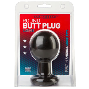 adult sex toy Round Large Black Butt PlugAnal Range > Butt PlugsRaspberry Rebel