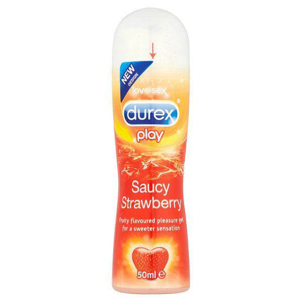 adult sex toy Durex Play Saucy Strawberry 50ml LubricantRelaxation Zone > Flavoured Lubricants and OilsRaspberry Rebel