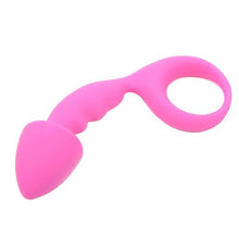 Load image into Gallery viewer, adult sex toy Pink Silicone Curved Comfort Butt Plug&gt; Anal Range &gt; Butt PlugsRaspberry Rebel
