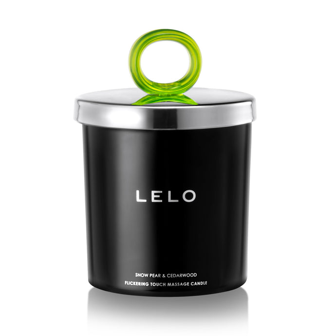 adult sex toy Lelo Snow Pear And Cedarwood Flickering Touch Massage CandleBranded Toys > LeloRaspberry Rebel
