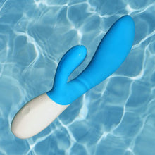 Load image into Gallery viewer, adult sex toy Lelo Ina Wave Ocean Blue Vibrator&gt; Sex Toys For Ladies &gt; Vibrators With Clit StimsRaspberry Rebel
