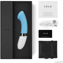 Load image into Gallery viewer, adult sex toy Lelo Gigi 2 Turquoise Blue G Spot Vibrator&gt; Sex Toys For Ladies &gt; G-Spot VibratorsRaspberry Rebel
