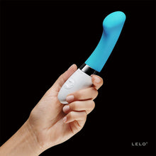 Load image into Gallery viewer, adult sex toy Lelo Gigi 2 Turquoise Blue G Spot Vibrator&gt; Sex Toys For Ladies &gt; G-Spot VibratorsRaspberry Rebel
