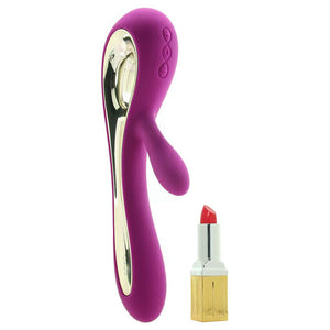adult sex toy Lelo Soraya 2 Dual Rabbit Vibrator Deep RoseBranded Toys > LeloRaspberry Rebel