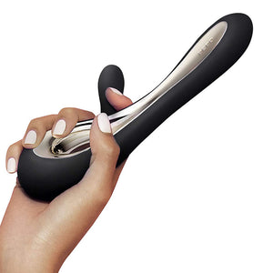 adult sex toy Lelo Soraya 2 Dual Rabbit Vibrator Black> Sex Toys For Ladies > Bunny VibratorsRaspberry Rebel