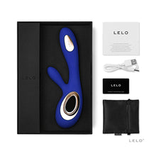 Load image into Gallery viewer, adult sex toy Lelo Soraya Wave Midnight Blue Dual Rechargeable Vibrator&gt; Sex Toys For Ladies &gt; Vibrators With Clit StimsRaspberry Rebel
