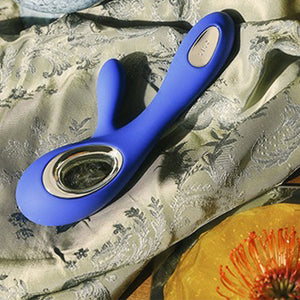 adult sex toy Lelo Soraya Wave Midnight Blue Dual Rechargeable Vibrator> Sex Toys For Ladies > Vibrators With Clit StimsRaspberry Rebel