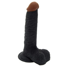 Load image into Gallery viewer, adult sex toy Lifelikes Black Duke Dildo 7 InchSex Toys &gt; Realistic Dildos and Vibes &gt; Realistic DildosRaspberry Rebel

