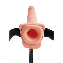 Load image into Gallery viewer, adult sex toy Fetish Fantasy 7.5 Inch Hollow Squirting Strapon&gt; Realistic Dildos and Vibes &gt; Hollow Strap OnsRaspberry Rebel
