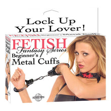 Load image into Gallery viewer, adult sex toy Fetish Fantasy Series Beginners Metal CuffsBondage Gear &gt; Fetish Fantasy SeriesRaspberry Rebel
