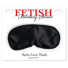 Load image into Gallery viewer, adult sex toy Fetish Fantasy Series Satin Love Mask BlackBondage Gear &gt; Fetish Fantasy SeriesRaspberry Rebel
