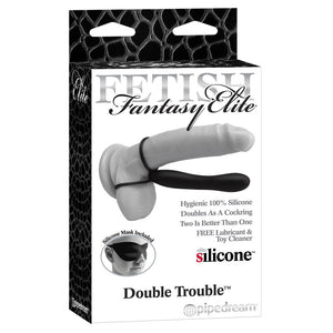 adult sex toy Fetish Fantasy Elite Double Trouble Anal DildoBondage Gear > Fetish Fantasy SeriesRaspberry Rebel