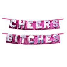 Load image into Gallery viewer, adult sex toy Bachelorette Party Favors Cheers Bitches Party BannerHen And Stag NightsRaspberry Rebel
