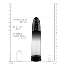 Load image into Gallery viewer, adult sex toy Automatic Rechargeable Luv Pump Black&gt; Sex Toys For Men &gt; Penis EnlargersRaspberry Rebel
