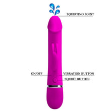 Load image into Gallery viewer, adult sex toy Rechargeable Squirting Rabbit VibratorSex Toys &gt; Sex Toys For Ladies &gt; Bunny VibratorsRaspberry Rebel
