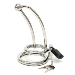 adult sex toy Chastity Penis Lock Curved With Urethral TubeBondage Gear > Cock and Ball BondageRaspberry Rebel