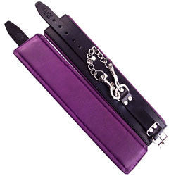 adult sex toy Rouge Garments Wrist Cuffs Padded Purple TrimmedBondage Gear > RestraintsRaspberry Rebel
