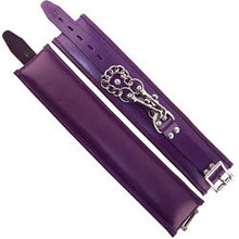 Load image into Gallery viewer, adult sex toy Rouge Garments Wrist Cuffs Padded PurpleBondage Gear &gt; RestraintsRaspberry Rebel
