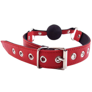 adult sex toy Rouge Garments Ball Gag RedBondage Gear > Gags and BitsRaspberry Rebel