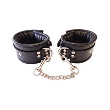 Load image into Gallery viewer, adult sex toy Rouge Garments Wrist Cuffs Padded BlackBondage Gear &gt; HandcuffsRaspberry Rebel
