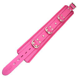 adult sex toy Rouge Garments Pink Padded CollarBondage Gear > CollarsRaspberry Rebel