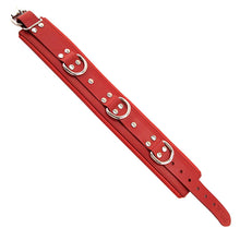 Load image into Gallery viewer, adult sex toy Rouge Garments Red Padded CollarBondage Gear &gt; CollarsRaspberry Rebel
